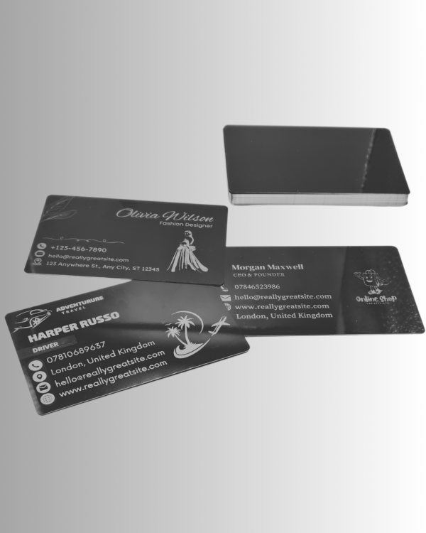 Premium Aluminum Business Cards - Try Before You Buy – Premium Sample Pack